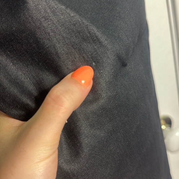 Eileen Fisher Coated Organic Cotton Stretchy Denim Ankle Jean Black Size 10 - Picture 4 of 11